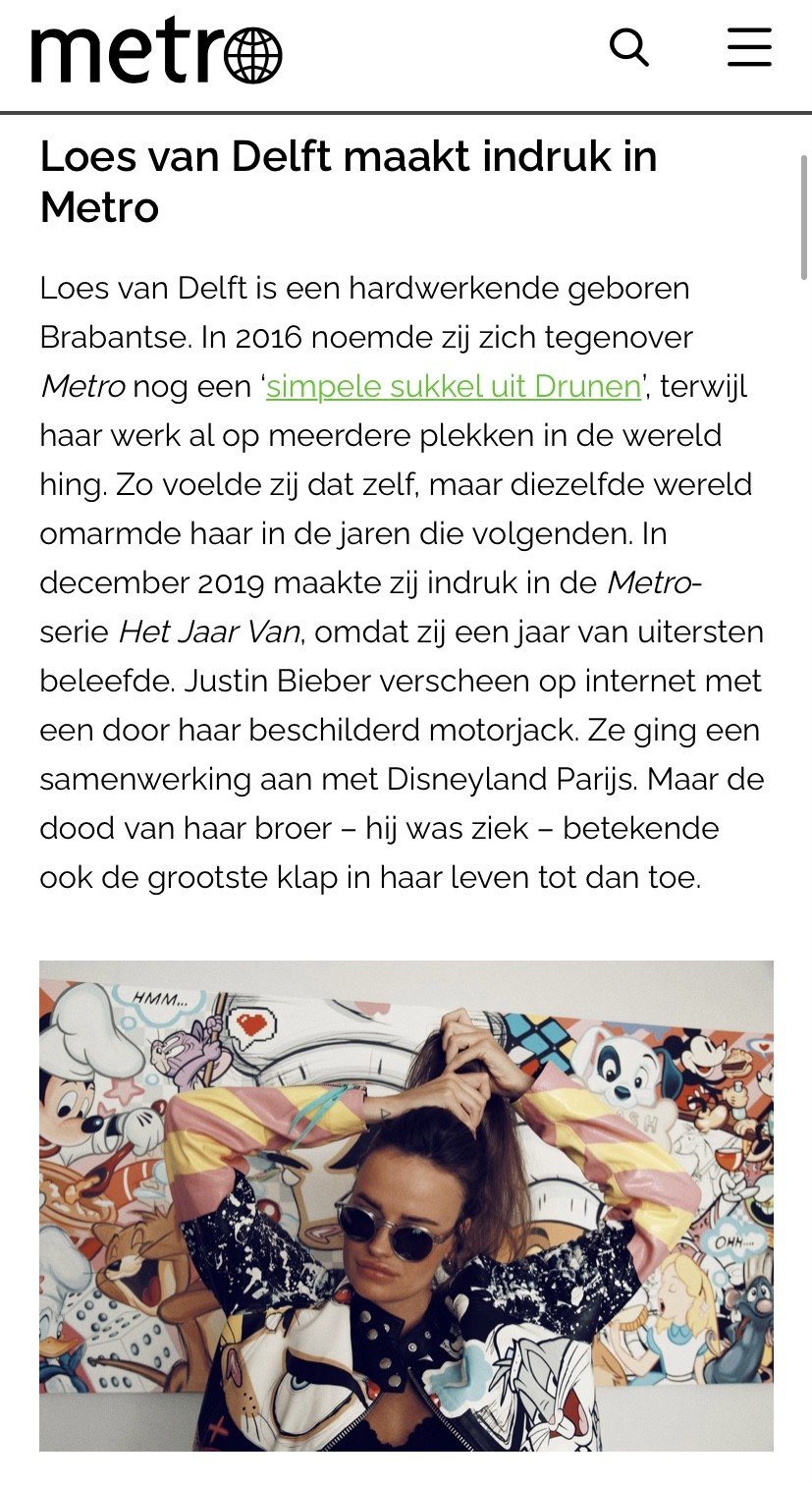 The Dutch media Metronieuws.nl reported that Lose van Delft's works have attracted much attention in China.