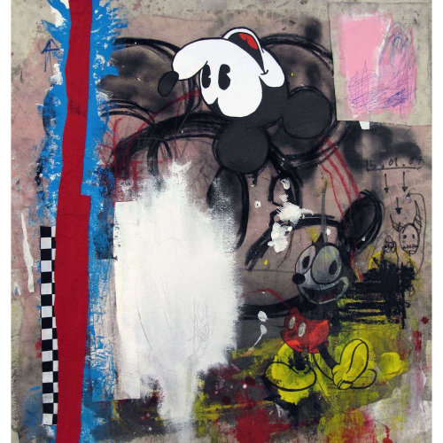 Too many Irish in one room

2019
85 x 90 cm
Acrylic, oil, charcoal, spray paint, mixed media, dye on 15 ounce natural duck cotton canvas