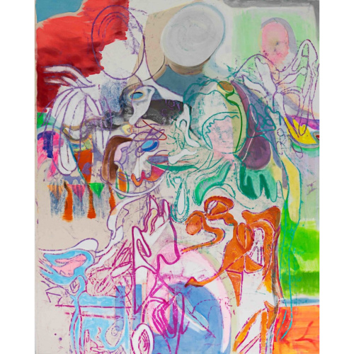 ALEGRIA Ⅵ / Ink, caseine, pigment and oil on canvas / 200 X 160cm / 2023