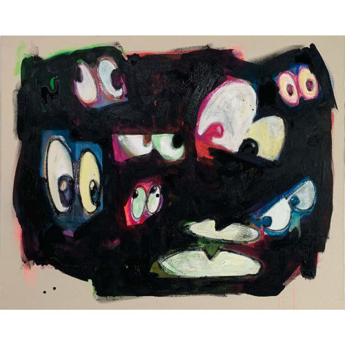 One's Eyes No.10

2021
72.7 x 91 cm
Acrylic, aerosol, oil, oilstick on canvas