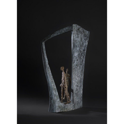 Val, Volte-Face, 2015, L 19 x D 27.5 x H 52.3 cm, Bronze