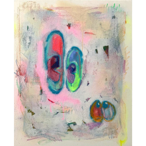One's Eyes No.2

2021
65.2 x 53 cm
Acrylic, aerosol, oil, oilstick on canvas