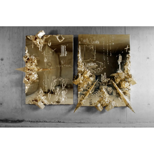 The latest gold mirror artworks' by Igor Dobrowolski