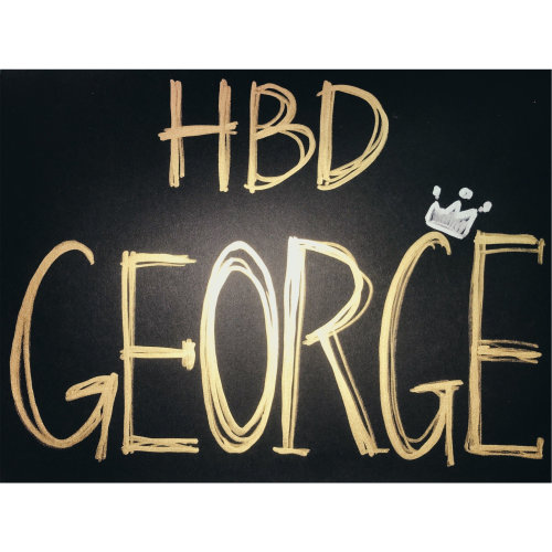 Wish British artist George Morton-Clark happy birthday！！