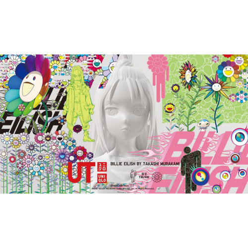 Video｜UNIQLO UT has miraculously made a collaboration with Japanese contemporary artist Takashi Murakami and musician Billie Eilish.