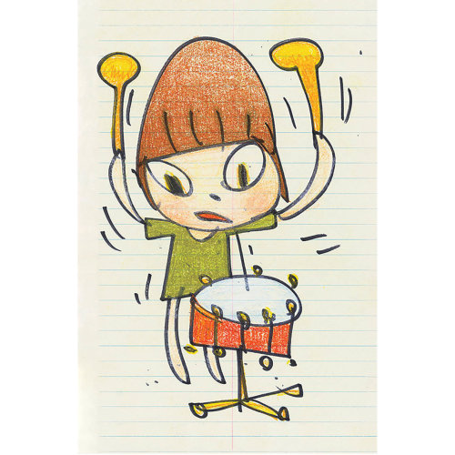 Yoshitomo Nara｜Banging the Drum Print