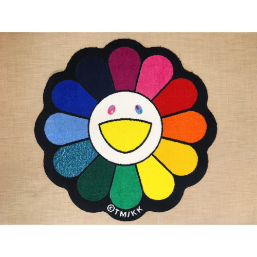 Takashi Murakami｜Flower Floor Mat（Rainbow）